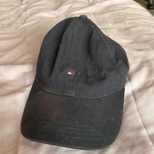 Tommy hilfiger hat it’s old, has a stain on front. it was my dad’s it’s vintage